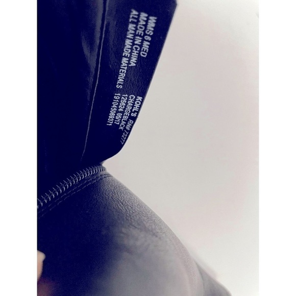 KOHLS BLACK WOMENS SIZE 6 SHOE BOOTIES - Picture 8 of 9